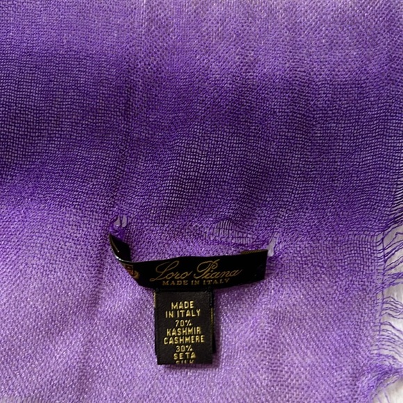 LORO PIANA  MULTI COLORED SCARF - Picture 12 of 13